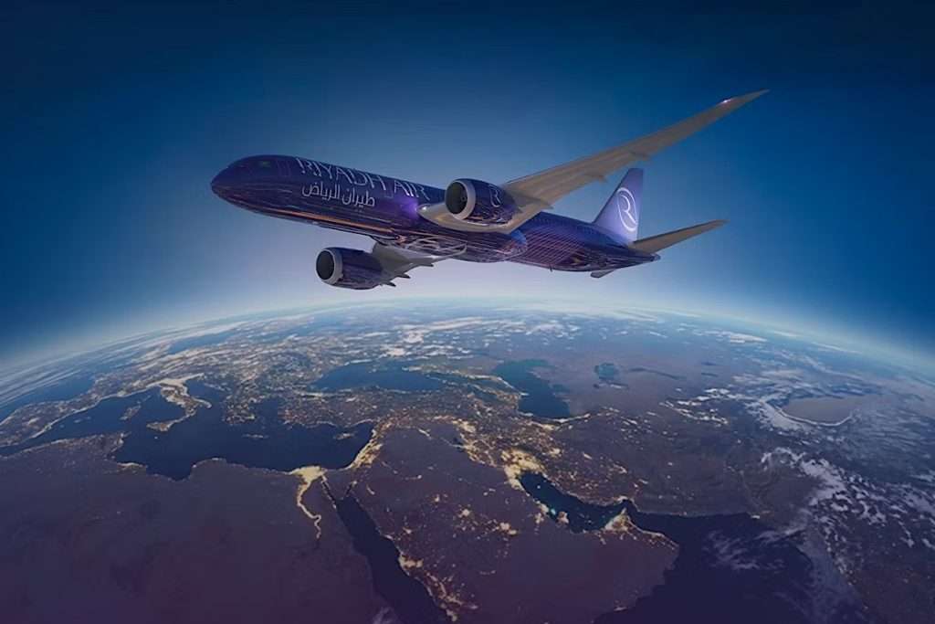A riyadh Air Boeing 787 Dreamliner