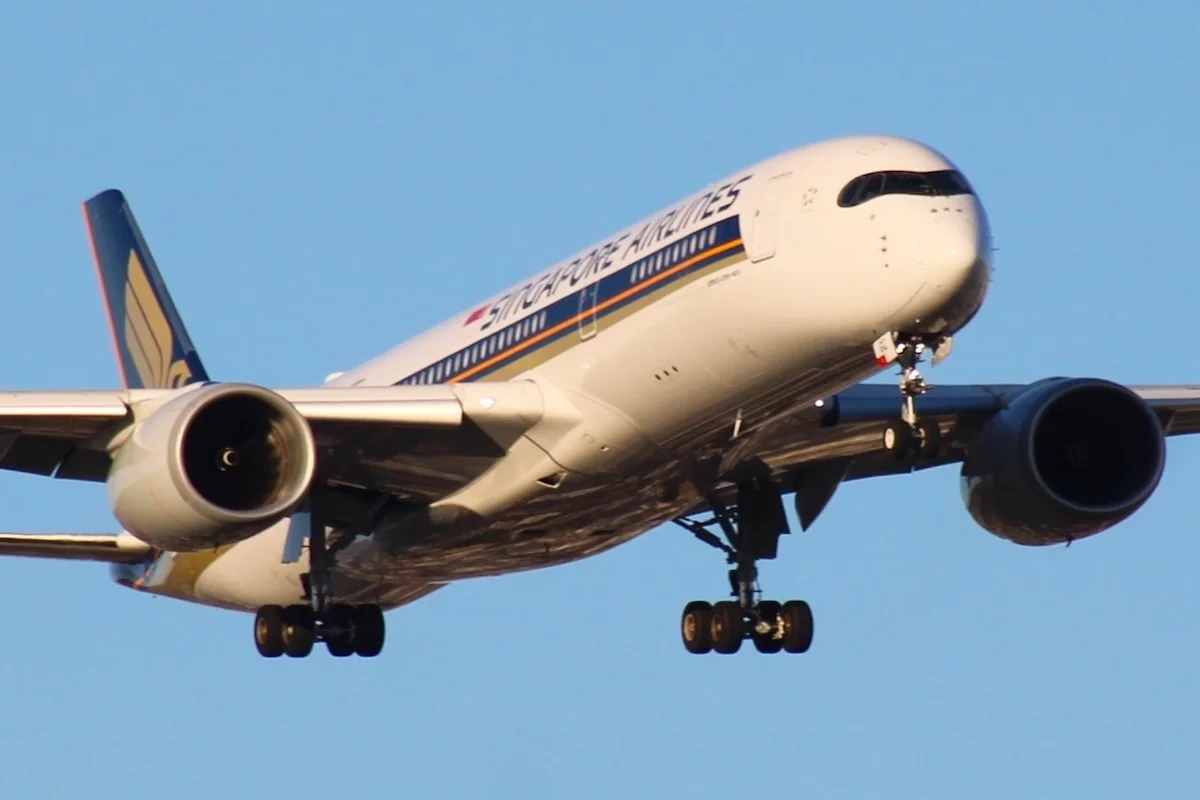Singapore Airlines Airbus A350-900ULR Ultra Long Haul passenger aircraft in New York
