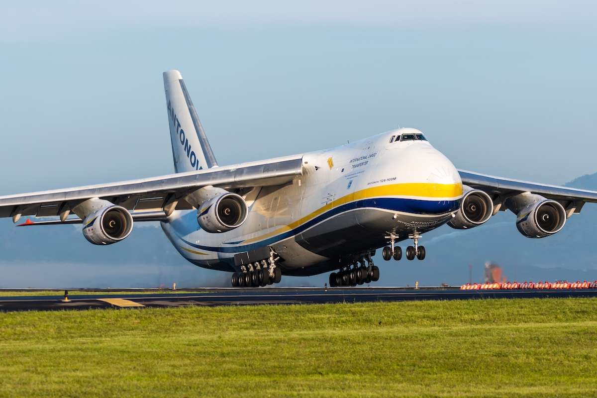 Antonov A124 Ruslan arriving to SJO - Juan Santa Maria International Airport to deliver heavy cargo for INTEL