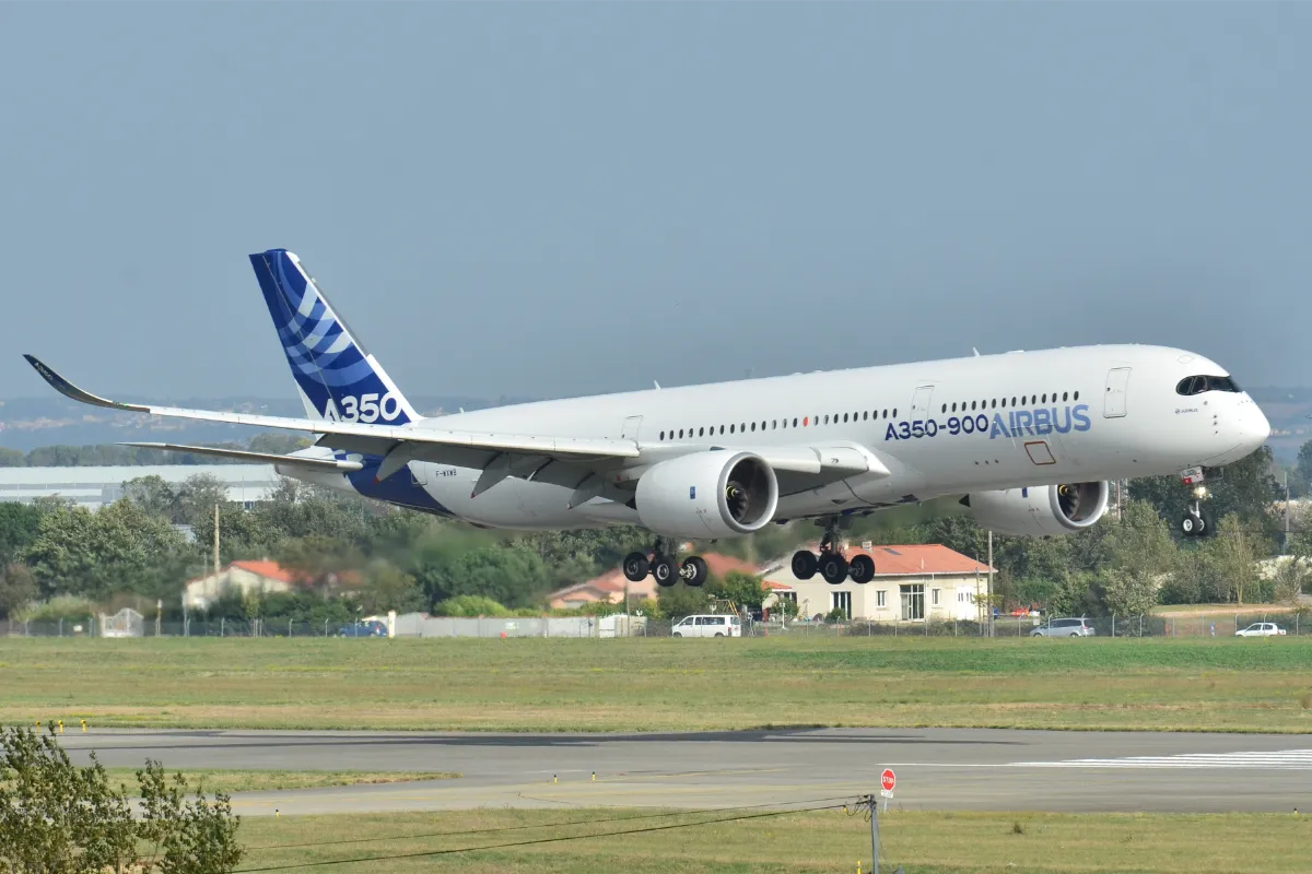 Airbus A350-900 in Toulouse