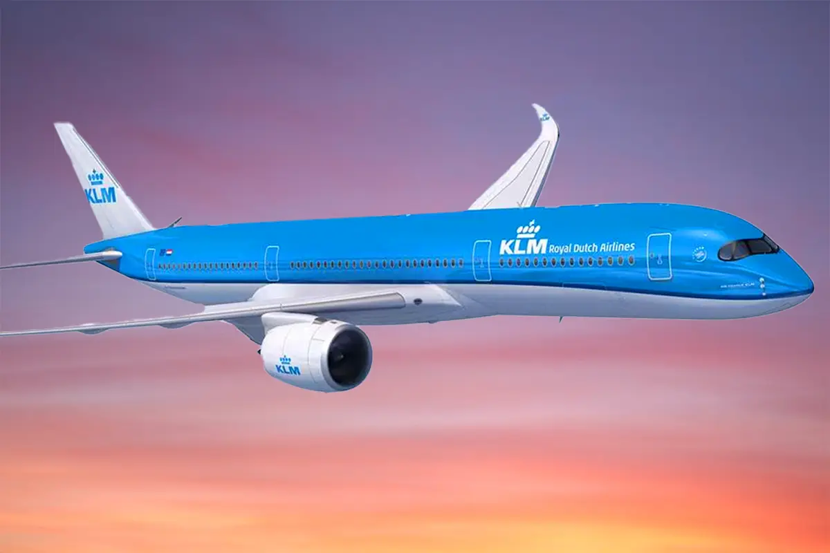 A KLM Airbus A350-900