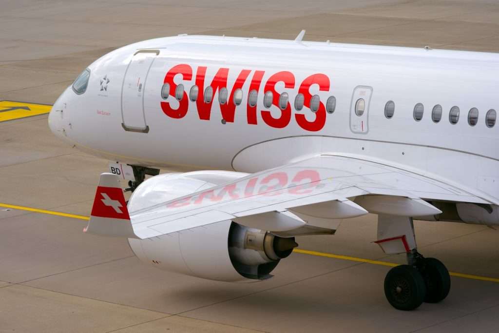 SWISS Airbus A220-100 registered as HB-JBD