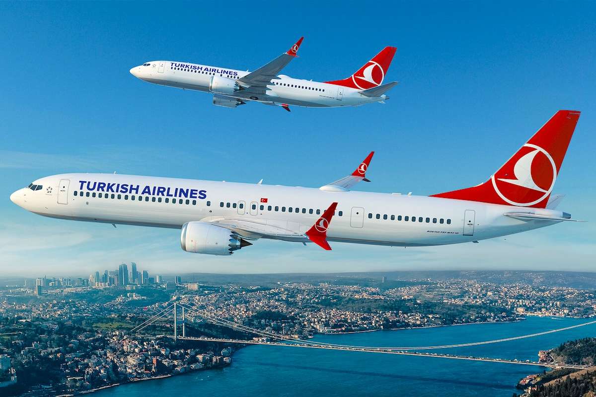 Turkish Airlines Boeing 737 MAX jets, the 737-8 and 737-10