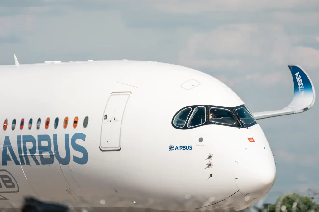 Nose of the Airbus A350