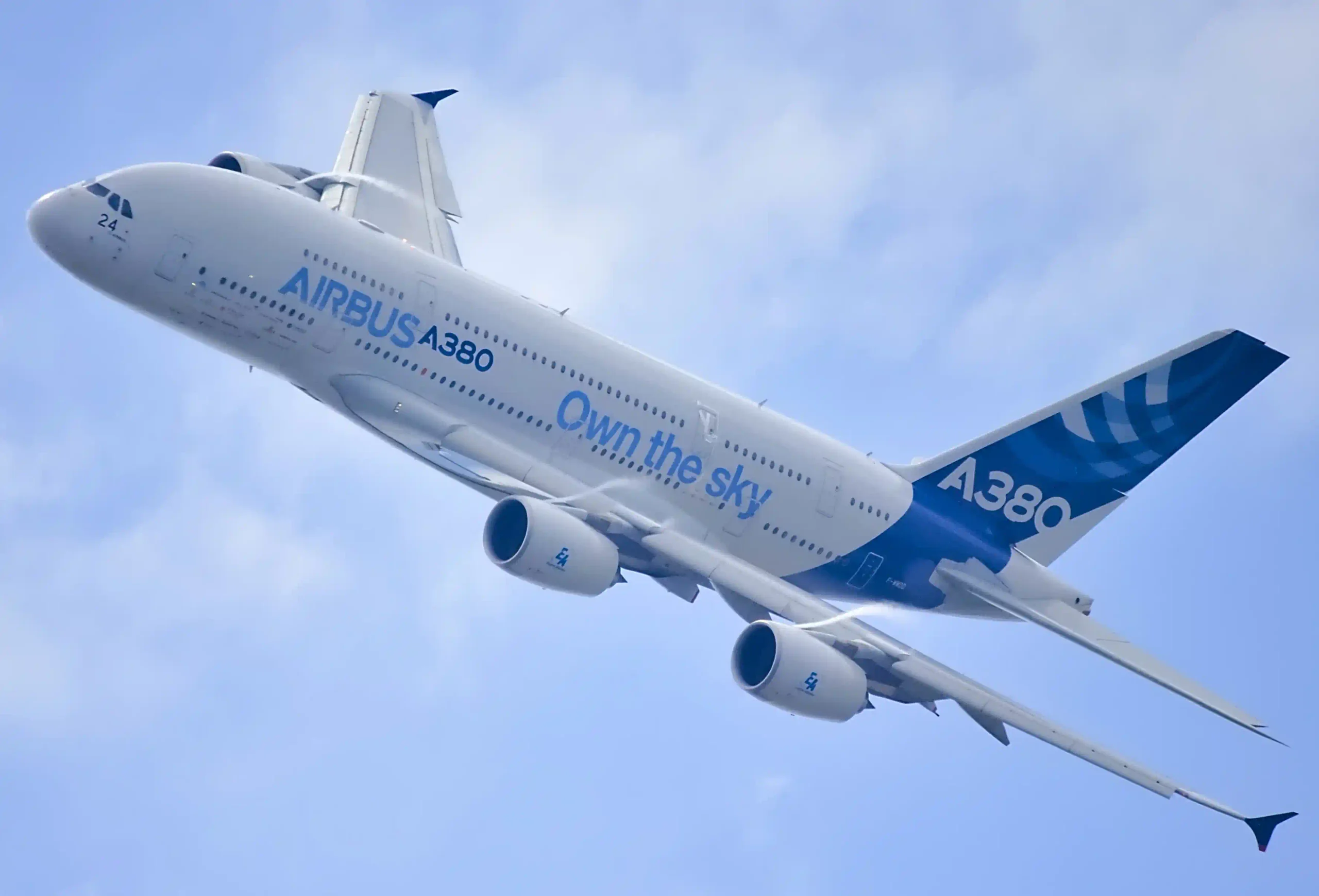 Airbus A380 inflight