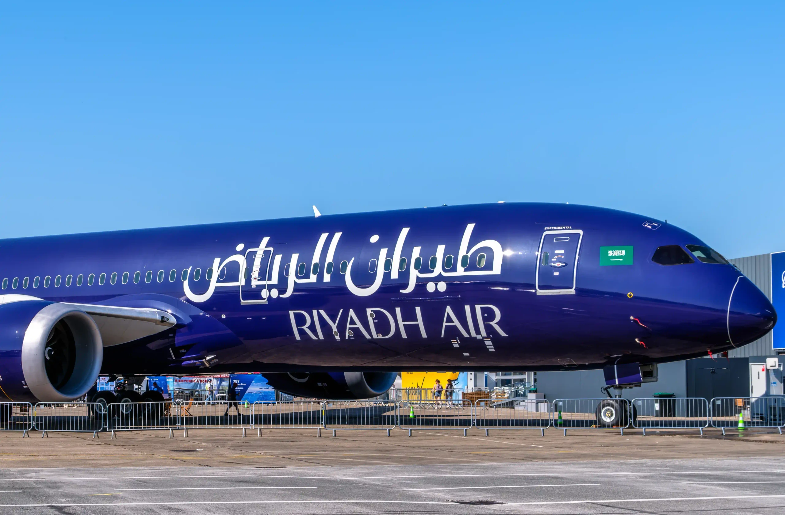 Riyadh Air/ Boeing brought this Dreamliner to the 2023 Paris Airshow